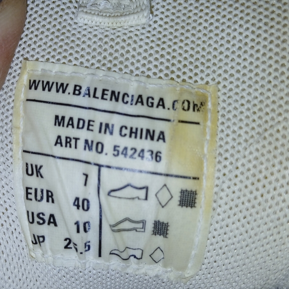 BALENCIAGA TRACK SHOES WMS SZ 40/10 - Picture 10 of 14